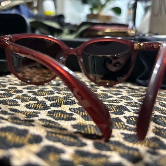 Authentic Alexander McQueen, sunglasses but beautiful burgundy, blush color - Picture 3 of 7